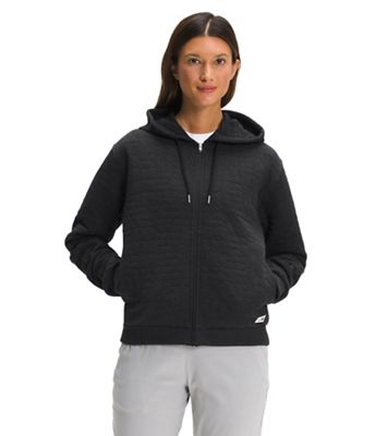 The North Face Women's Longs Peak Quilted Full Zip Hoodie - XS - TNF Black White Heather