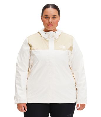 The North Face Women's Plus Antora Jacket - 2X - Gravel / Gardenia White product image