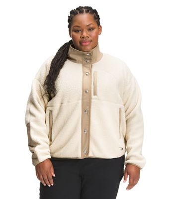The North Face Women's Plus Cragmont Fleece Jacket - 1X - Bleached Sand / Hawthorne Khaki product image