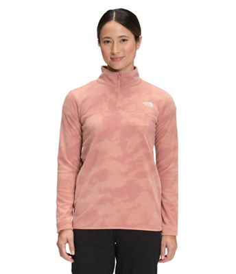 The North Face Women's Printed Tka Glacier 1/4 Zip Top - XS - Rose Dawn Retro Dye Print product image