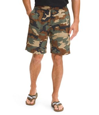 The North Face Men's Printed Pull-On Adventure Short - Small Regular - Kelp Tan TNF Camo Print product image