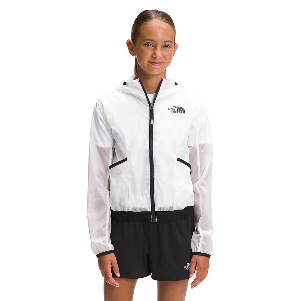 The North Face Girls' Windwall Hoodie - XS - TNF White