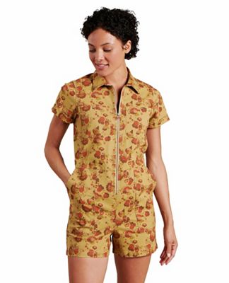 Toad & Co Women's Earthworks Garage Shortie - Large - Mantis Bluebell Print product image