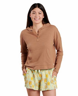 Toad & Co Women's Foothill LS Hoodie - Medium - Adobe product image