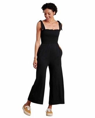 Toad & Co Women's Gemina Sleeveless Jumpsuit - Large - Black product image