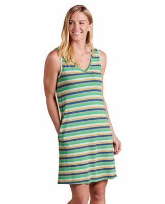 Toad & Co Women's Grom Tank Dress - XS - Jadeite Ombre Stripe product image