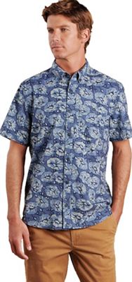 Toad & Co Men's Mattock II SS Shirt - XL - Almond Koi Print product image