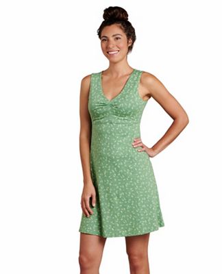 Toad & Co Women's Rosemarie SL Dress - Medium - Evergreen Butterfly Print product image