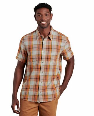 Toad & Co Men's Salton SS Shirt - Medium - Pale Slate product image