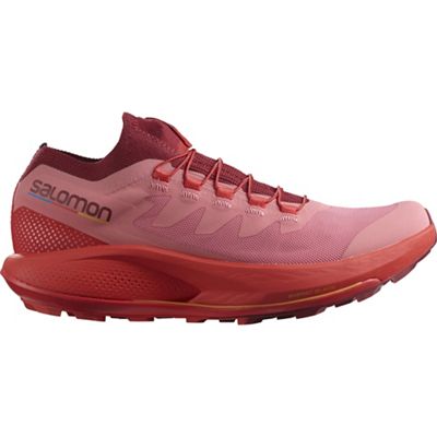 Salomon Women's Pulsar Trail/Pro Shoe - 8.5 - Tea Rose / Biking Red / Blazing Orange