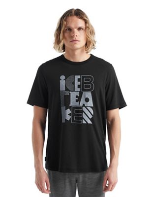 Icebreaker Men's Central SS Tee - Icebreaker Stack - XL - Black product image