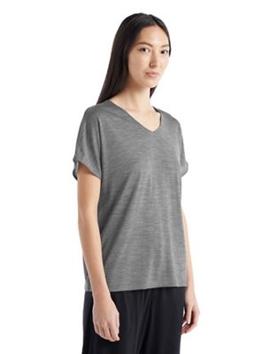 Icebreaker Women's Drayden Reversible SS Top - Small - Metro Heather product image