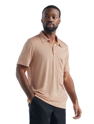 Icebreaker Men's Drayden SS Polo - Large - Praline product image