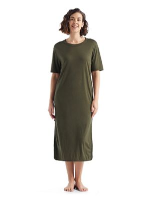 Icebreaker Women's Granary Tee Dress - Large - Loden product image