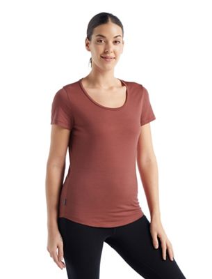 Icebreaker Women's Sphere II SS Scoop Tee - Large - Grape product image
