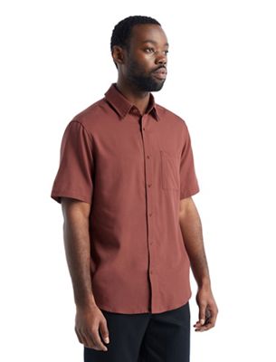 Icebreaker Men's Steveston SS Shirt - XL - Grape product image