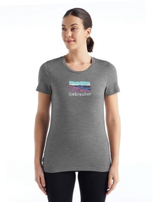 Icebreaker Women's Tech Lite II SS Tee - Trailhead - Small - Metro Heather product image