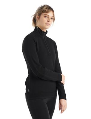 Icebreaker Women's ZoneKnit LS Half Zip Top - XS - Black product image