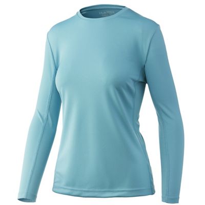 Huk Women's Icon X LS Top - Medium - Porcelain Blue product image