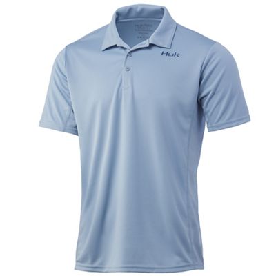 Huk Men's Icon X Polo - Medium - Blue Fog product image