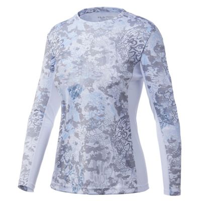 Huk Women's Icon X Tide Change LS Top - Large - Hogsback product image