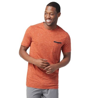 Smartwool Men's Everyday Exploration Merino Pocket Tee - Small - Picante Heather product image