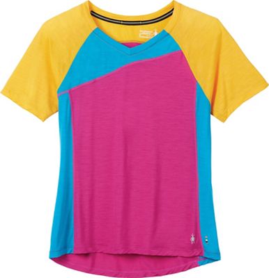 Smartwool Women's Merino Sport 120 Mountain Bike SS Tee - Large - Festive Fuchsia product image