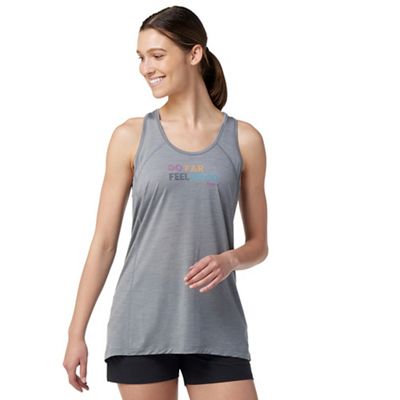 Smartwool Women's Merino Sport 120 Racerback Tank - XS - Light Grey Heather product image