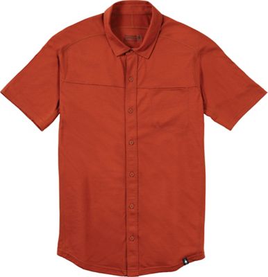 Smartwool Men's Merino Sport 150 SS Button Down Shirt - Small - Picante product image