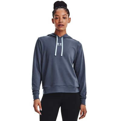 Under Armour Women's Rival Terry Hoodie - Small - Utility Blue / Breaker Blue product image
