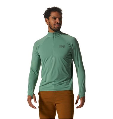 Mountain Hardwear Men's Crater Lake 1/2 Zip Top - Medium - Aloe product image