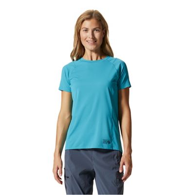 Mountain Hardwear Women's Crater Lake SS Top - Large - Teton Blue product image