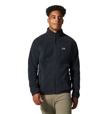 Mountain Hardwear Men's Polartec Double Brushed Full Zip Jacket - Large - Black product image