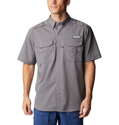 Columbia Men's Blood and Guts Zero Woven SS Shirt - Medium - City Grey product image