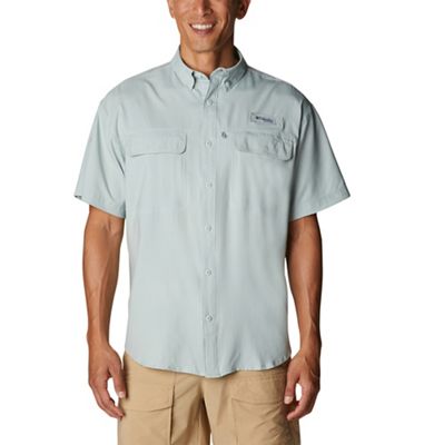 Columbia Men's Skiff Guide Woven SS Shirt - Small - Cool Green product image