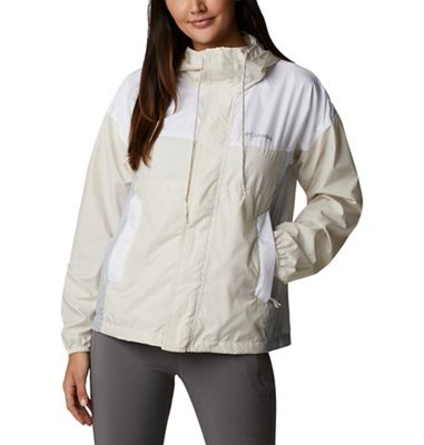 Columbia Women's Flash Challenger Windbreaker Jacket - Medium - Chalk / White / Cirrus Grey product image