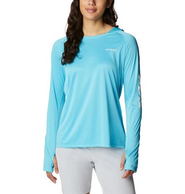 Columbia Women's Tidal Tee Heather Hoodie - Large - Atoll Heather / White Logo product image