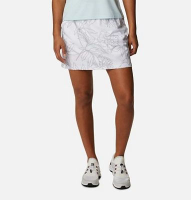 Columbia Women's Alpine Chill Zero Skort - Small - White Leafy Lines Multi product image