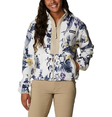Columbia Women's Back Bowl Fleece Jacket - Medium - Sea Salt / Wildlife Guide Print product image