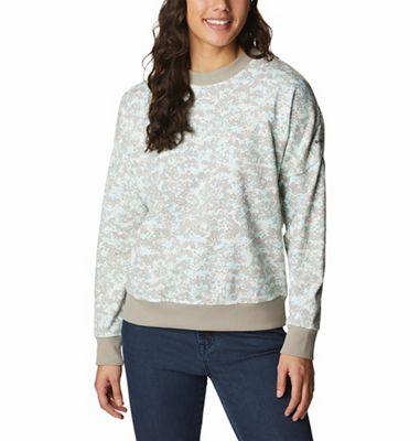 Columbia Women's Lodge French Terry Crew - Medium - Chalk Dotty Disguise product image