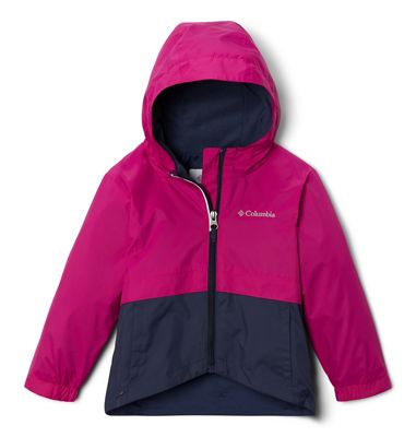 Columbia Toddlers' Girl Rain-Zilla Jacket - 2T - Wild Fuchsia / Nocturnal product image