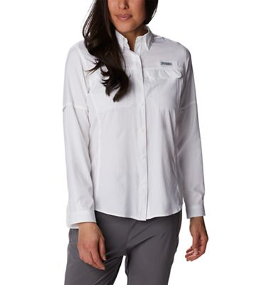 Columbia Women's Skiff Guide LS Woven Top - Large - White product image