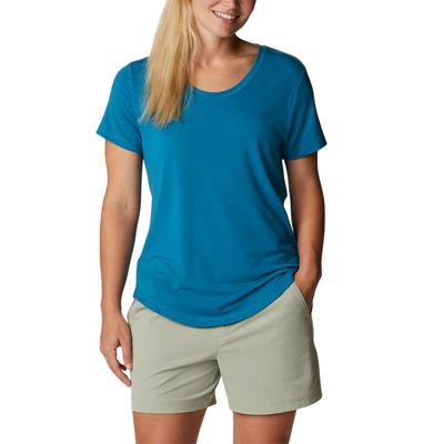Columbia Women's Slack Water Knit II Tee - Small - Deep Marine product image
