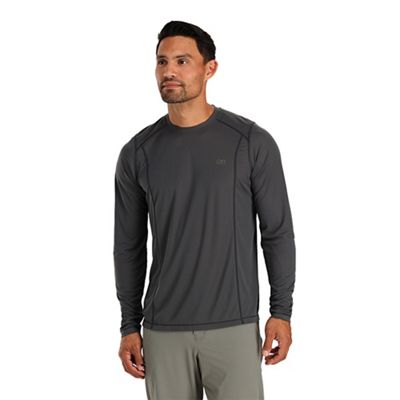 Outdoor Research Men's Echo LS Tee - Medium - Storm product image