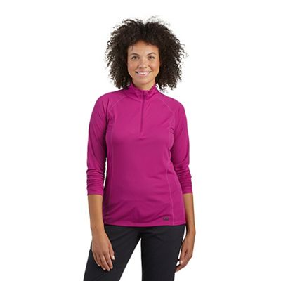 Outdoor Research Women's Echo Quarter Zip Top - XS - Fuchsia product image