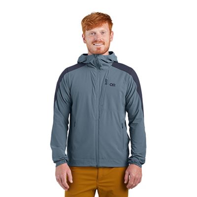 Outdoor Research Men's Ferrosi Hoodie - XL - Nimbus / Naval Blue product image