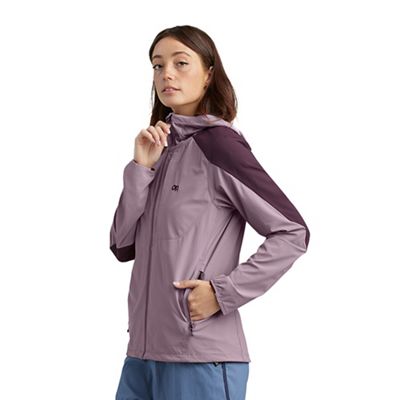 Outdoor Research Women's Ferrosi Hoodie - Medium - Moth / Elk product image