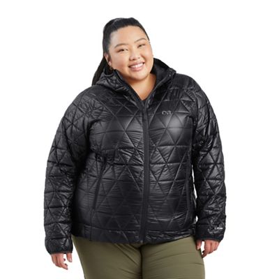 Outdoor Research Women's Helium Insulated Hoodie - Plus - 1X - Black product image
