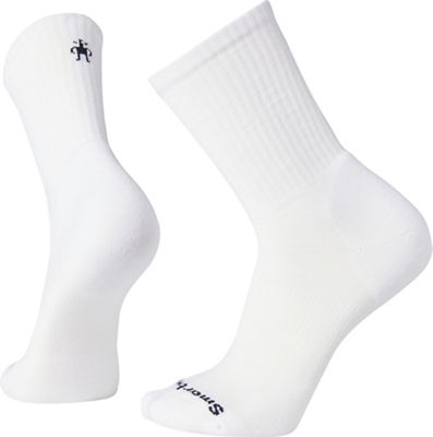 Smartwool Men's Athletic Targeted Cushion Crew Sock - Large - White product image
