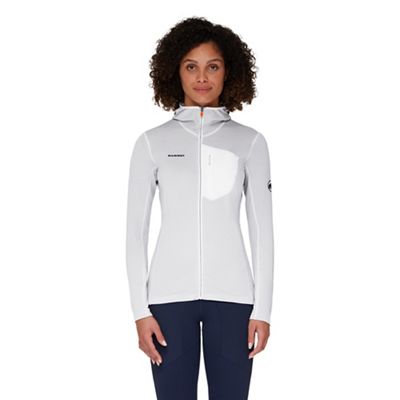 Mammut Women's Aenergy Light ML Hooded Jacket - XL - White / Highway product image